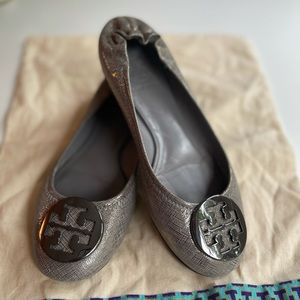 Tory Burch Minnie Leather Ballet Flats - 6.5M